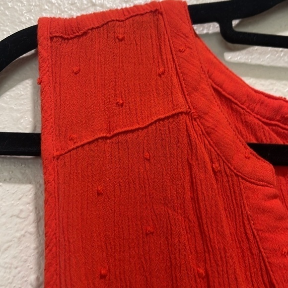Torrid Harper Swiss Dot Sleeveless Red Tunic Tank 3X - Picture 7 of 10